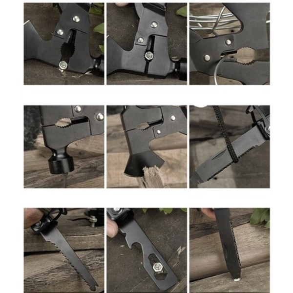 17-in-1 Outdoor Multitool - Camping