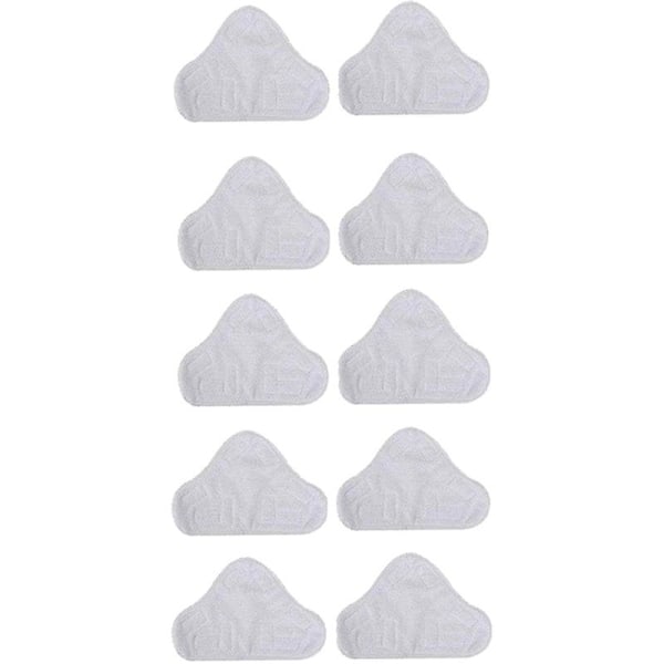 10-pack ersättnings ångmopp mikrofiberduk för H2o Mop X5 Triangulär Drag
