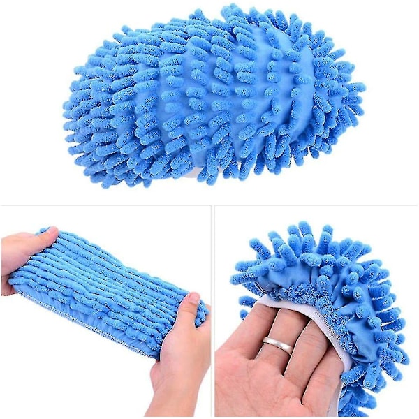 10 stk støvsugersokker gulvrengjøring vaskbar gjenbrukbar mikrofiber støvsugermopp for kvinner