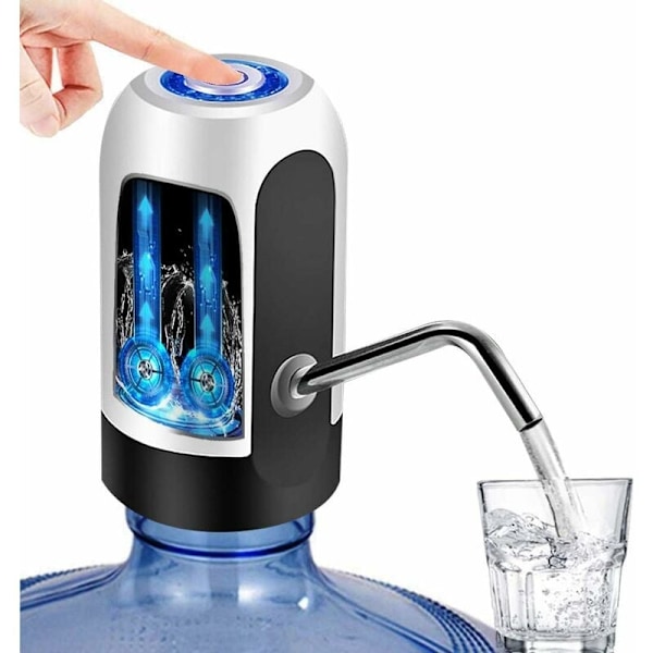 Sähköinen vesipumppu Vesipullo Automaattinen vesiannostelija (musta), WC-sisustus