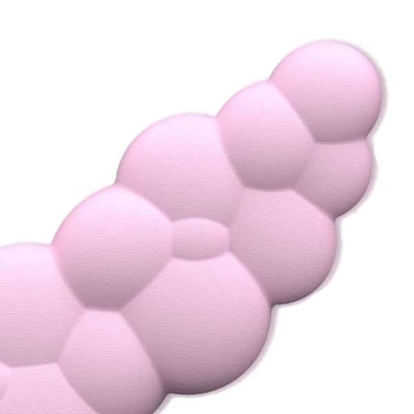 Skyformet håndledsstøtte til tastatur, ergonomisk håndledsstøtte i memoryskum, pink