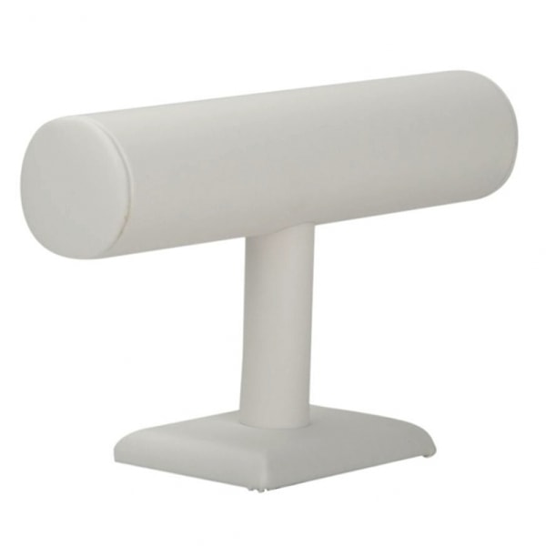 Watch and bracelet stand T bar (White)