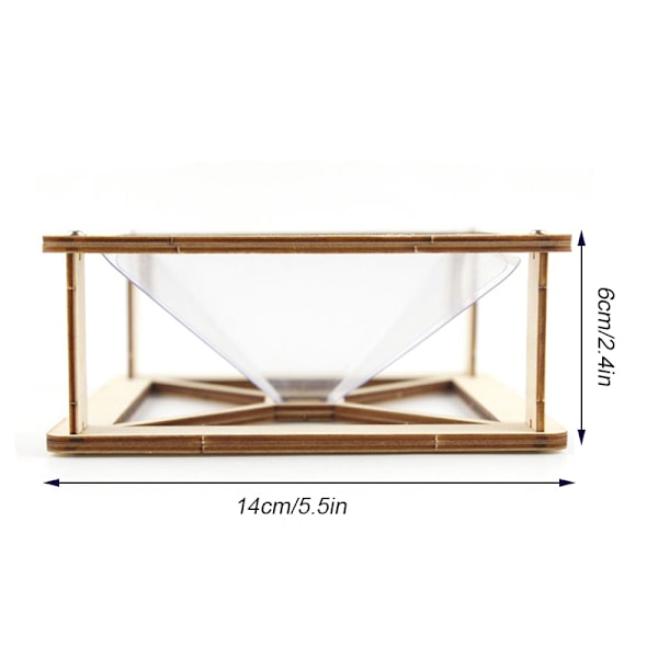 3D Hologram Smartphone Hologram Projektor Tre Selvmontering Vitenskap Pedagogisk Leketøy DIY Display Sett For Barn Hjem Ny