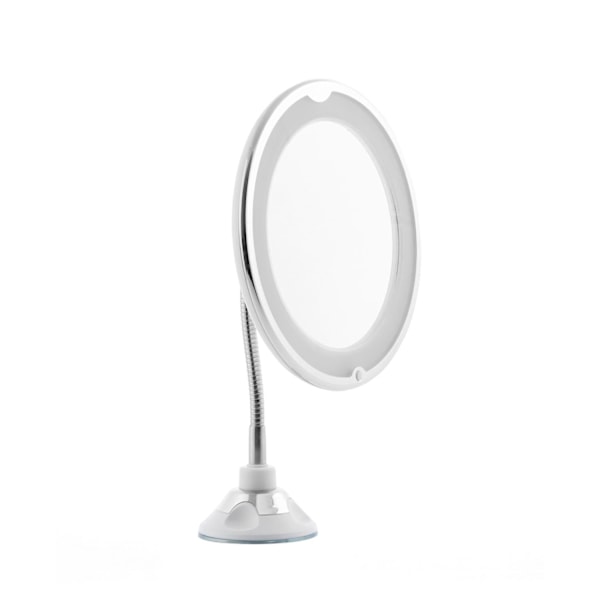 LED-meikkipeili suurennuksella ja 360º pyörityksellä