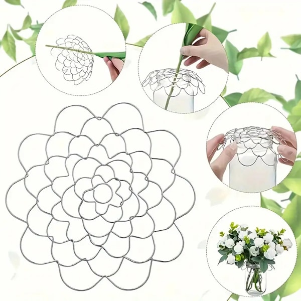 3-delars Blomsterarrangemangshållare Set Blomsterarrangemang för Hem Vardagsrum