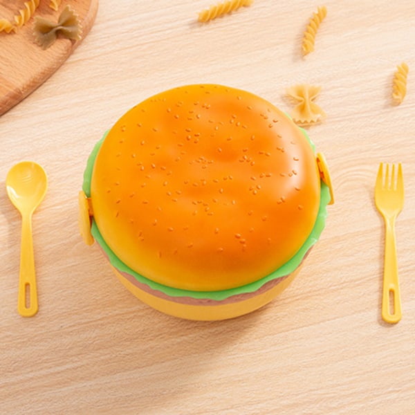 Lunchlåda Barn Pojkar Både Runda och Fyrkantiga Former Lunch Rektangel