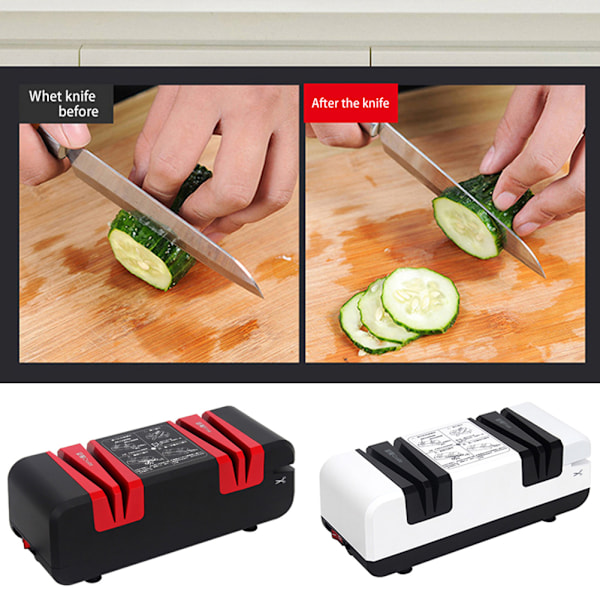 4-trinns knivsliper USB hurtigslipemaskin Multifunksjonelt knivslipeverktøy