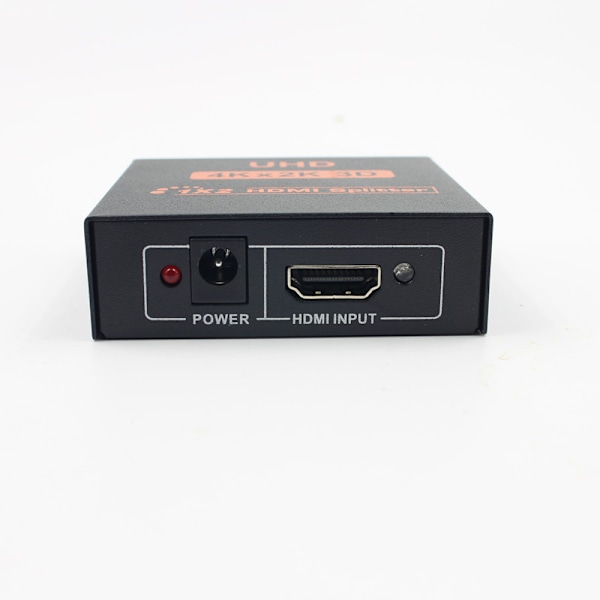 HDMI Splitter Switch för 1 bildkälla till 2 bildskärmar 4K