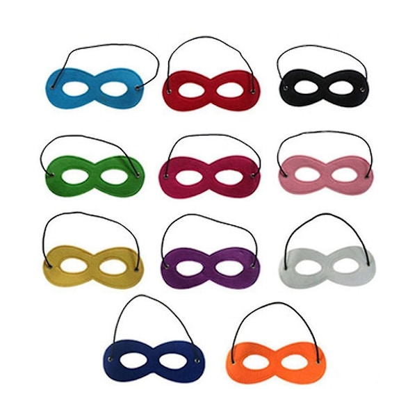 Boao 24 Pack Halloween Masks Felt Mask Eye Masks Half Masks With Elastic Rope For Party Costume Acce