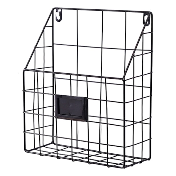 Iron hanging wall basket for magazine storage Easy installation