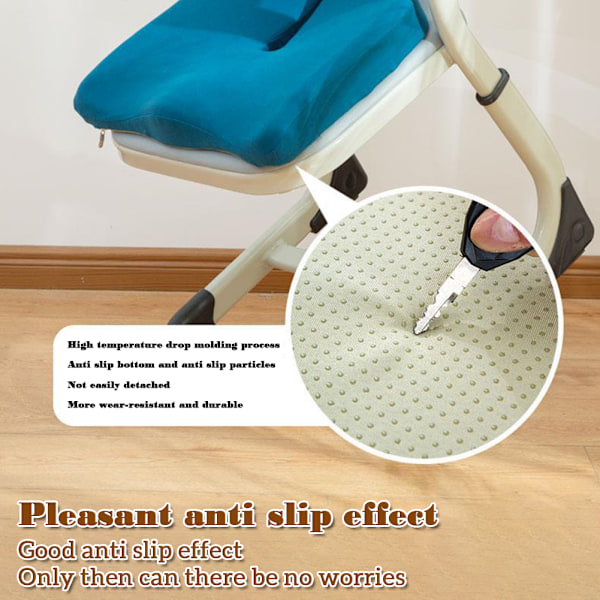 Bekväm ergonominen tyynytyyny Ihoystävällinen hengittävä istuintyyny kotiin autoon toimistoon Atrovirens