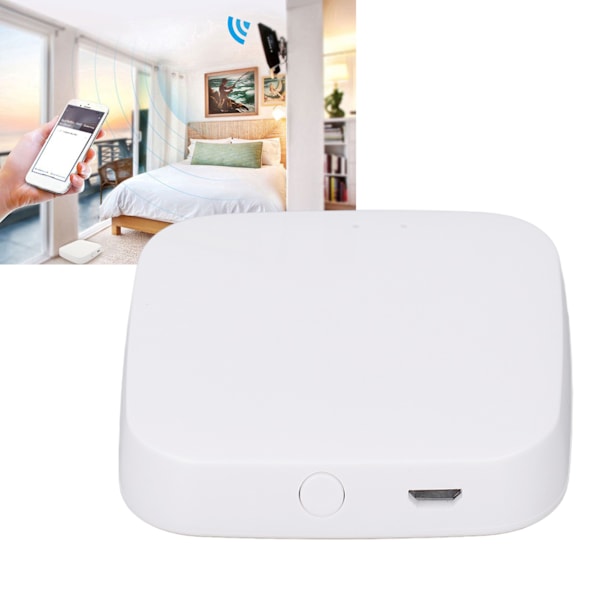 Smart Home Hub Infraröd Sensing för Tuya APP Fjärrkontroll Wifi Bluetooth Gateway Hub för ZigBee