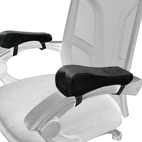 Stol Armlæns Puder og Memory Foam Albuepude Til Underarms Trykaflastning Universal Stol Betræk 2 stk Sæt