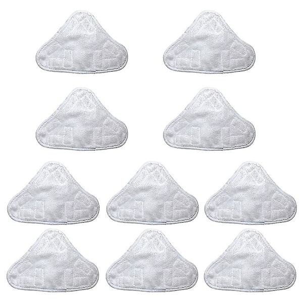 10-pack Ersättningsmoppdynor Kompatibla med H2O Mop X5 Ångmopp