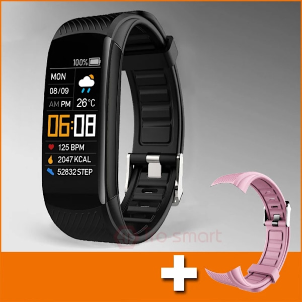 Sport Smartklocka Herr Dam Smartwatch Elektronik Smart Klocka För Android IOS Fitness Tracker Nytt Mode Smart-klocka C5S