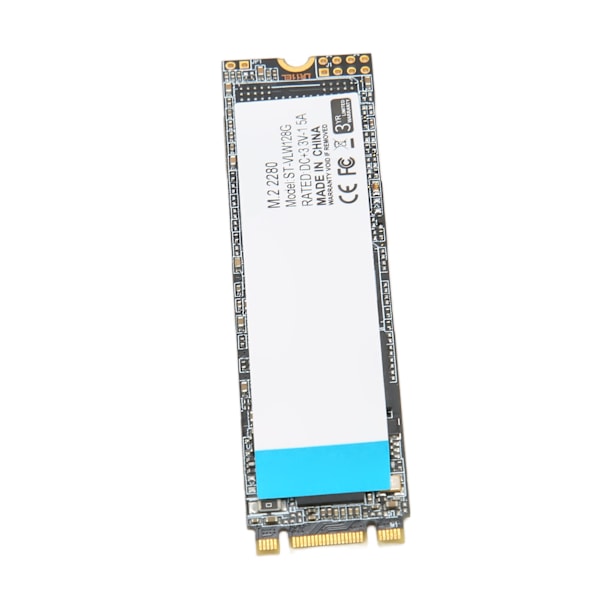 Intern Gaming SSD M.2 2280 SATA III 6Gb/s 3D TLC NAND 500/450MB/s Computer SSD til stationær bærbar computer bundkort 128GB