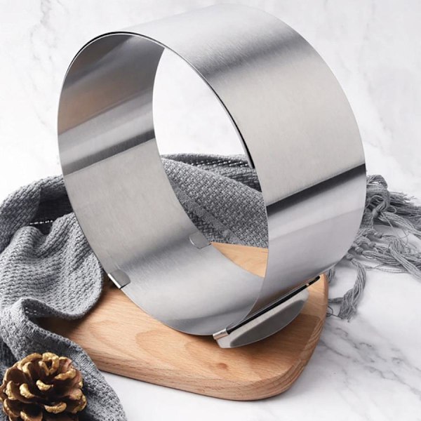 Justerbar Springform i Rustfrit Stål: 16-30cm Diameter