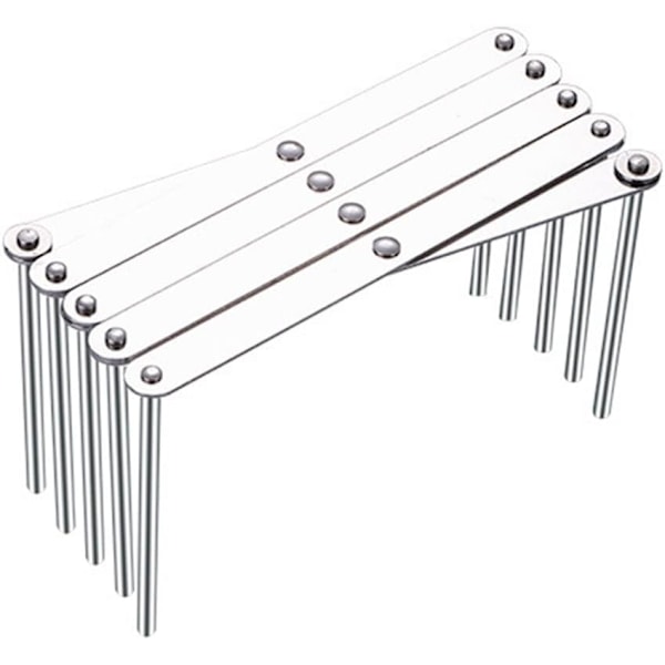 Kjøkkenhylle Kjøkkenredskaper Rustfritt Stål Sammenleggbar Stativ Husholdnings Risbolle Plate Avrenningsstativ Oppbevaringsstativ Sammenleggbar Dampstativ
