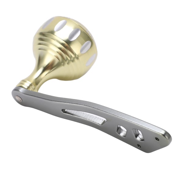 Håndtag til fiskehjul Metal Power Håndtag Knop Udskiftning af greb med monteringsdele til baitcasting tromlerulle Champagne Gold