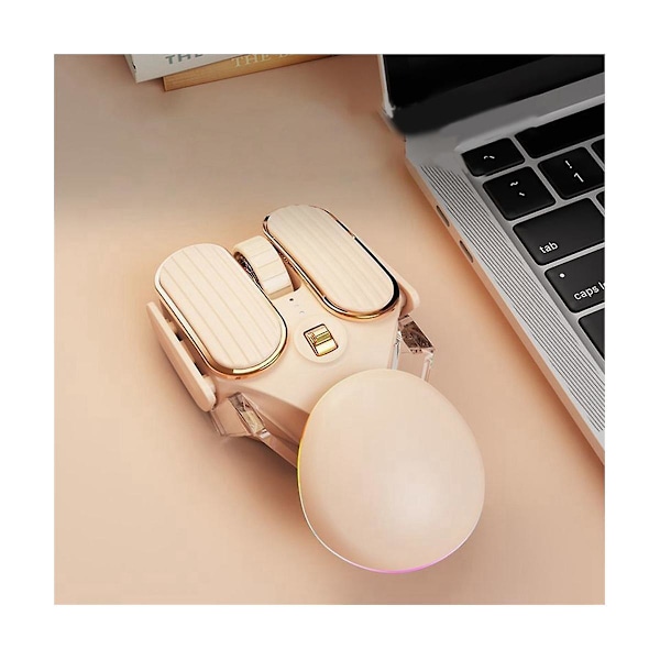 Bluetooth 2.4g Langaton Hiiri Ladattava Type-c Kaksoistila Hiljainen Hiiri Usb Optinen Pelihiiri Tietokoneelle, a