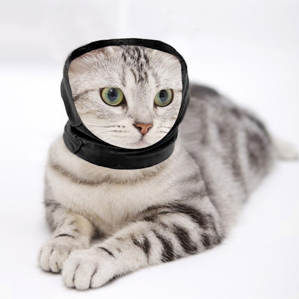 Lugnande skydd Husdjurshuva Hörselkåpor Komfort Husdjur Öronskydd Ångestdämpande vid bad för hund och katt Lila