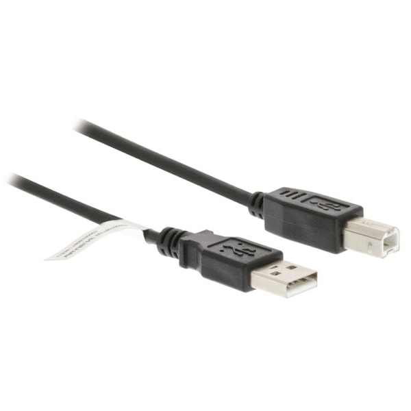 Skriverkabel 2.0 USB 2m lang A-hann & B-hann