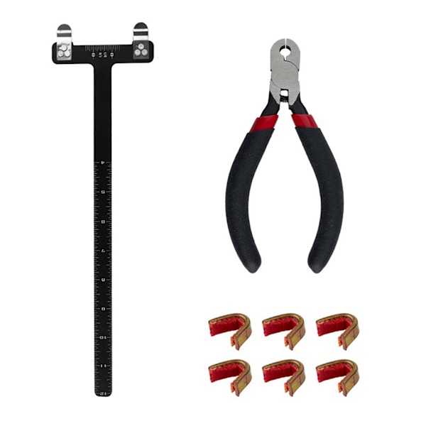Bågsträng Nockningspunkter Tång för T-form Båge Fyrkantig linjal Nockningsspänne Tång Bågskytte Nocktång Recurve Bow K