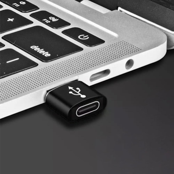 Langaton USB-C - USB-A -sovitin - Musta