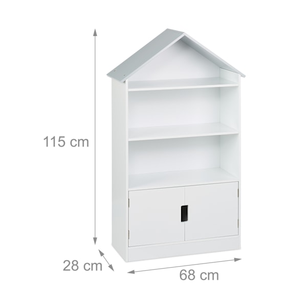 Husformet hylle for barn