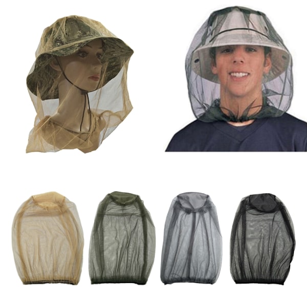 Mosquito Net for Outdoor Fishing, Mosquitoes, Bees, Hat Net, Garden Accessories
