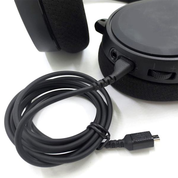 Lydkabel 8-pin til Steelseries Arctis 3/5/7 - Svart