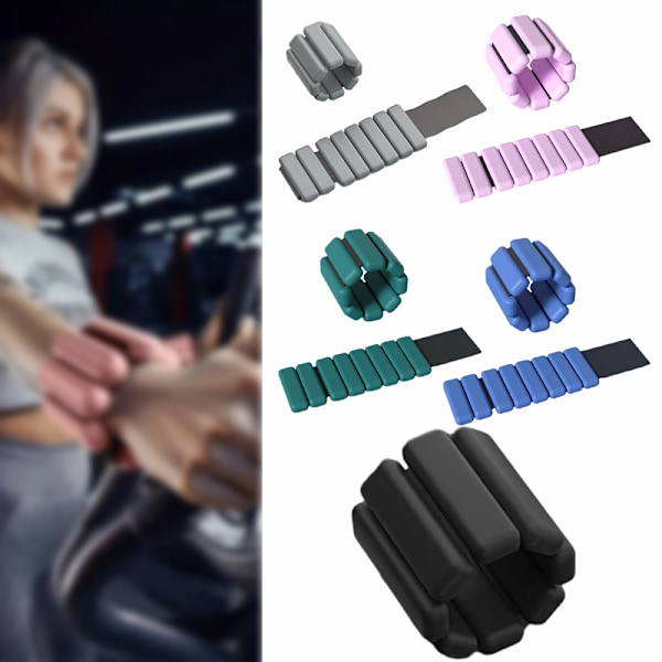 Håndleds- og ankelvægte Armbånd til kvinder og mænd Justerbare Slidstærke vægtarmbånd til pilatestræning