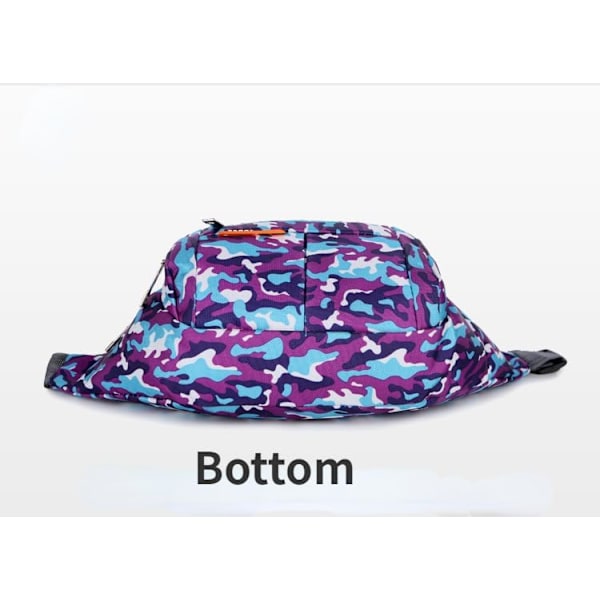 Vyölaukku, Naisille Miehille, Vedenpitävä, Olkalaukku, Camouflage Vyölaukku, Treeneihin, Arkikäyttöön, Matkustamiseen, Vaellukseen (Musta)