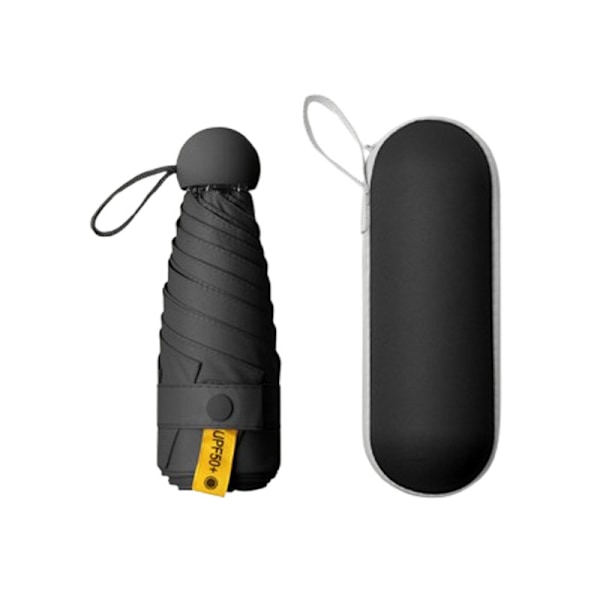 Mini paraply med fem sektioner - kapseldesign