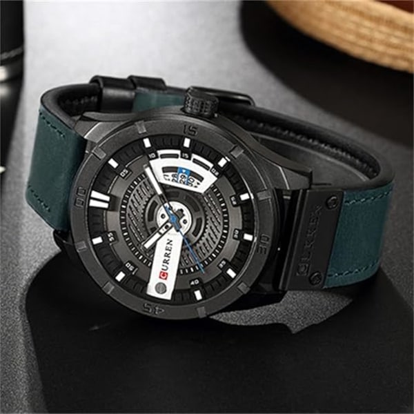 Klocka Vattentät Quartz Hand Mode Kalender Casual Klocka