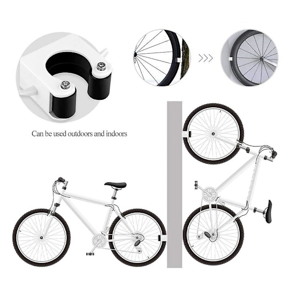 Hybrid Cykelställ Väggmonterat Cykelställ Small
