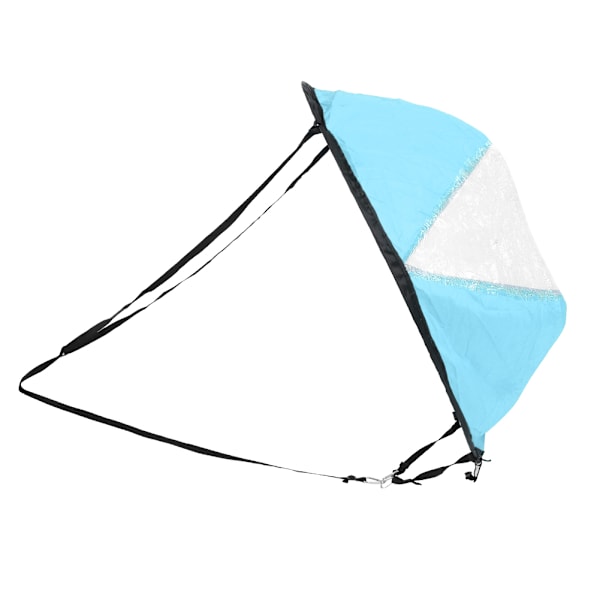 Polyester Taffeta Holdbar Foldbar Kajak Vindsejl Transparent Vindue Kano Vindsejl Båd Vandsportstilbehør Kajaksejlads Blå