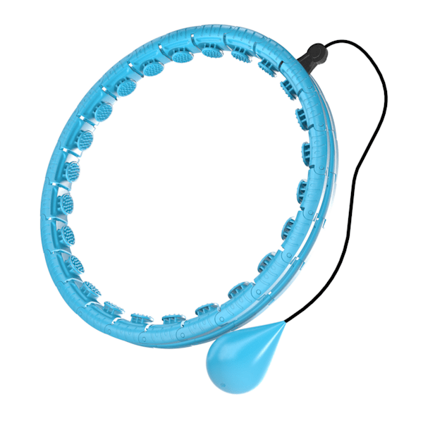 Viktad Infinity-hula hoop för kvinnor, slitstark, fallsäker, tyst hula hoop för hemmaträning