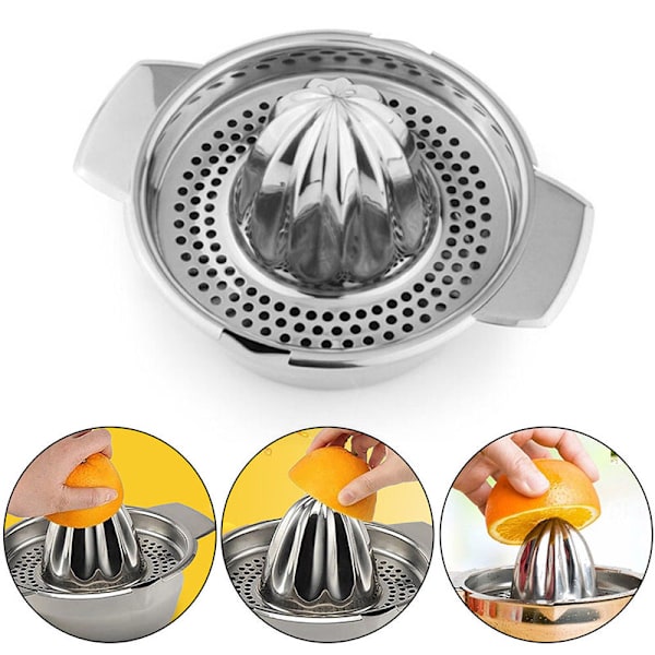 Rostfritt stål Citrus Citron Apelsin Press Juicer Hand Manuell Press Köksredskap