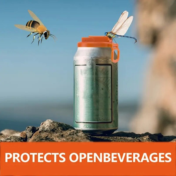 Reusable Can Lids With Straws