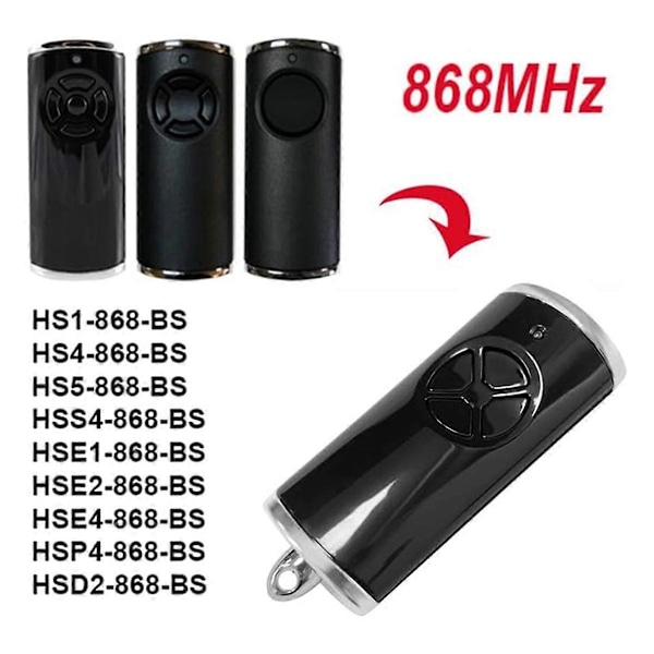 868MHz Garasjeportåpner, Erstatningsgarasjeportåpner for håndholdt sender -4-868-BS LGL