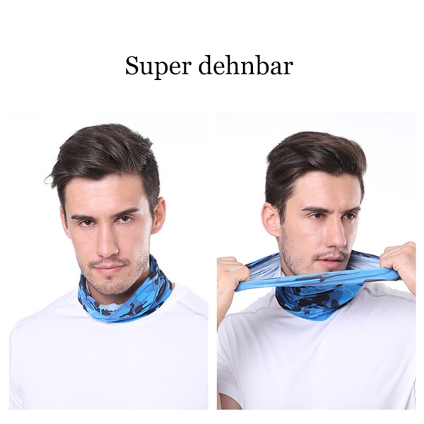Multifunktionell scarf tubscarf, 4-pack halsdukar för män och kvinnor, elastisk solskyddande loop scarf, snabbtorkande, andningsbar för motorcykel,