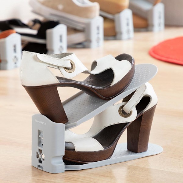 Practical Shoe Storage: Adjustable, Space-Saving, 6 Pairs of Shoes