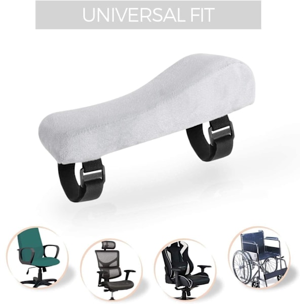 Svart Kvalitets Armlene / Armleneputer Memory Foam