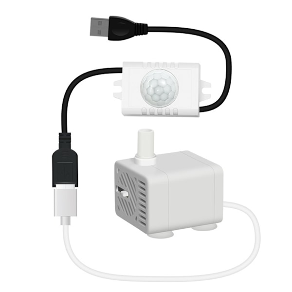 Bevægelsessensor kontakt USB 5V PIR-sensor LED-omskifter Kontrolenhed til LED-striplys USB ventilator Drikkevandsfontæne til kæledyr og mere