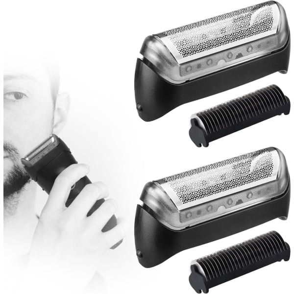 2 st Ersättningshuvuden för Braun Series 10B för män