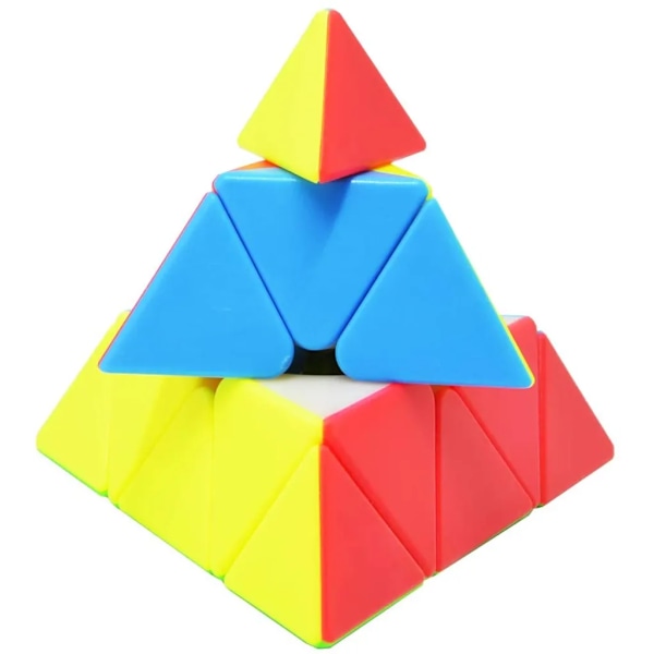 Rubiks pyramid - 3x3 pussel Rubiks kub