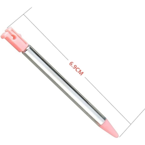 3x Stylus Skärmpenna Kompatibel med 3DS Rosa