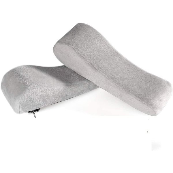 Grå Kvalitets Armstöd / Armstödskuddar Memory Foam