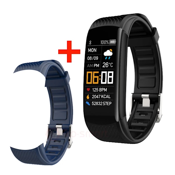 C5S Smartklocka Dam Blodtrycksmätare Vattentät Pulsklocka Fitnessklocka Armband För Android iOS Män Smartwatch